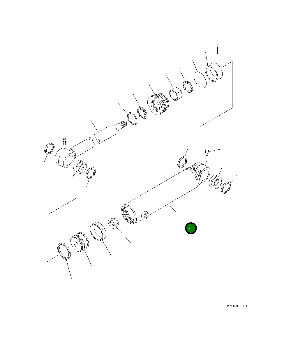 Цилиндр 23B-63-32141 Komatsu