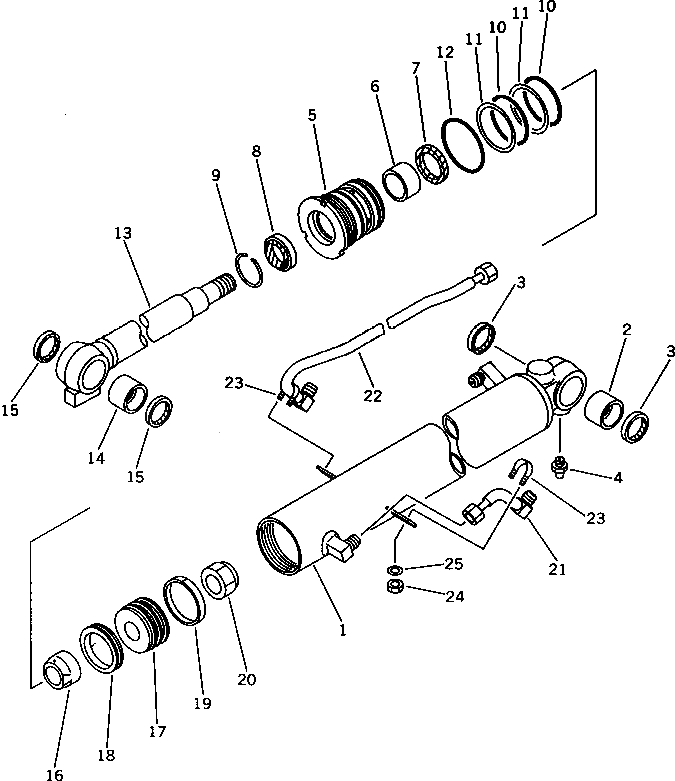 Цилиндр 20S-63-56742 Komatsu