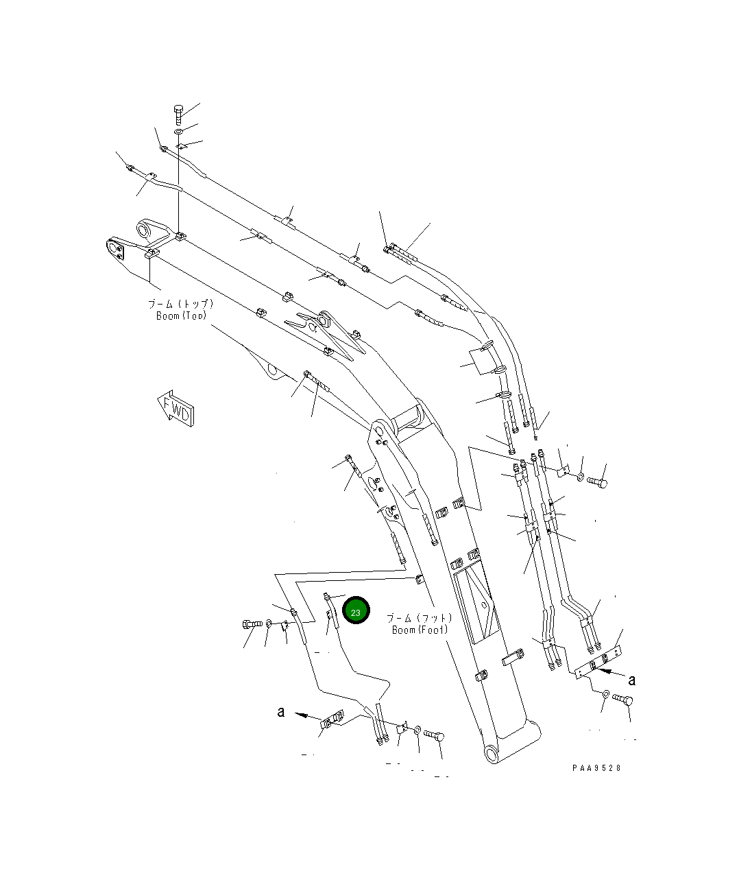 Трубка 201-946-7221 Komatsu