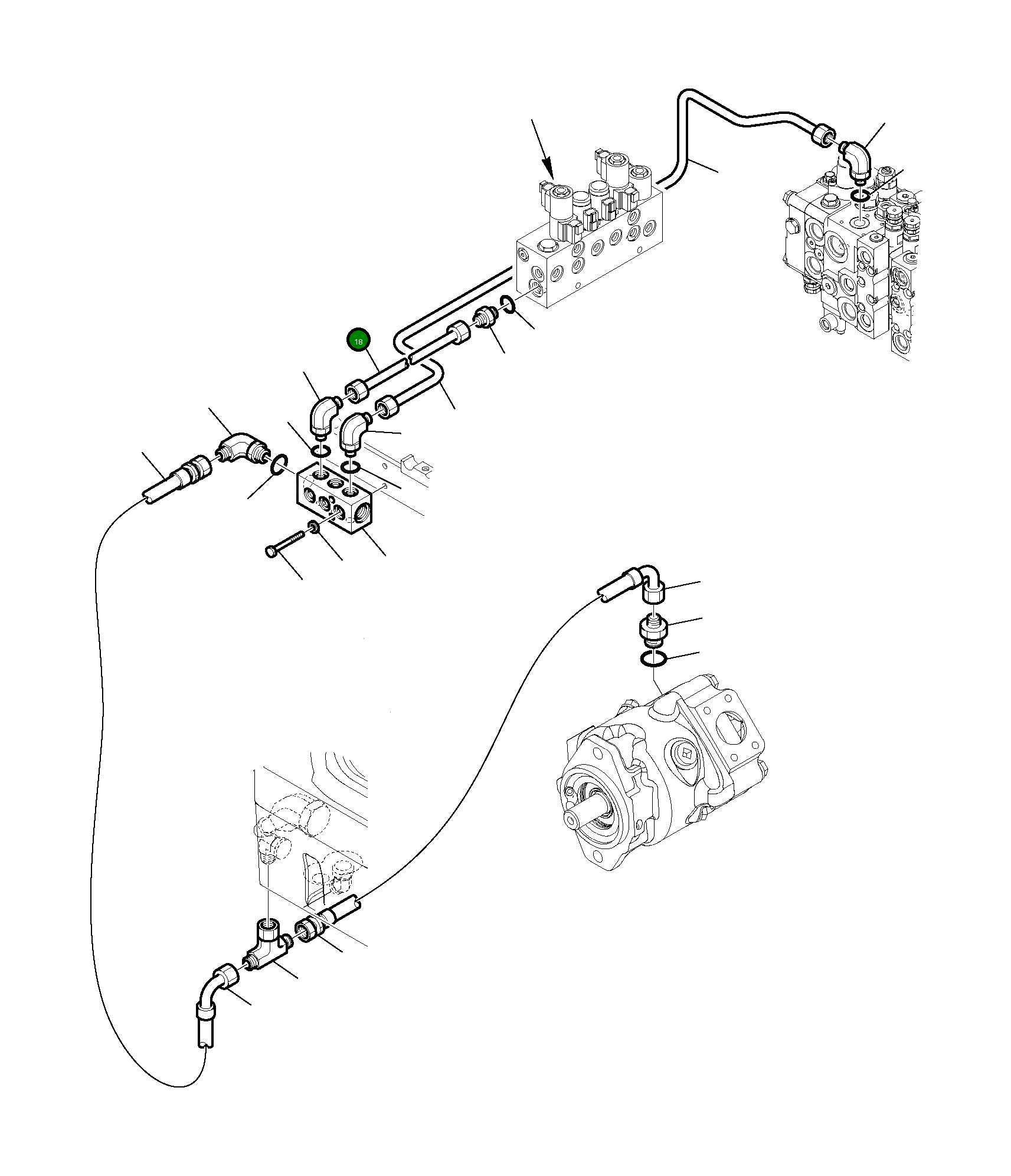 Труба 42N-62-12840 Komatsu