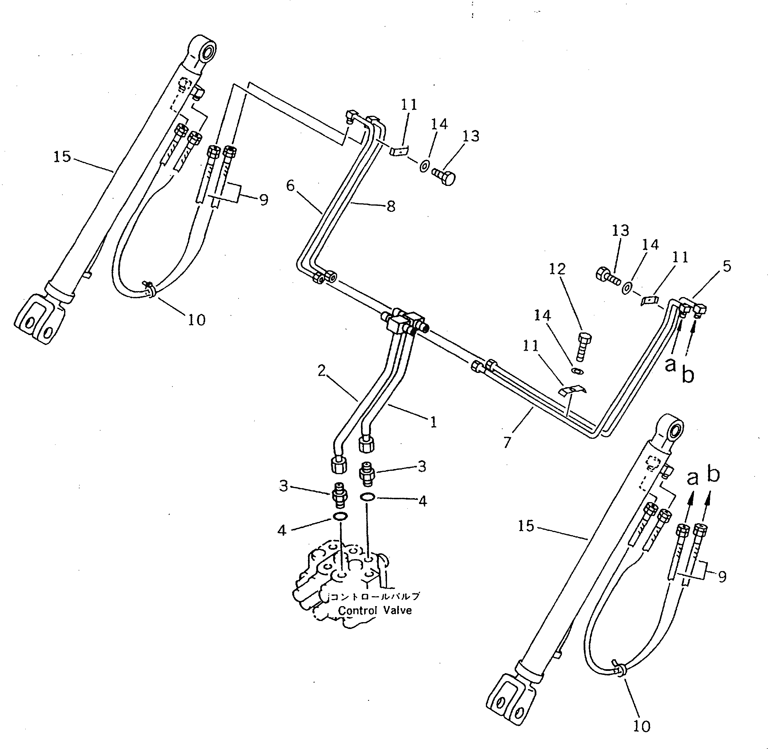Трубка FF7822-62510 Komatsu