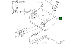 Топливный бак 417-T80-4750 Komatsu
