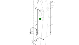 Труба K1001014 Komatsu
