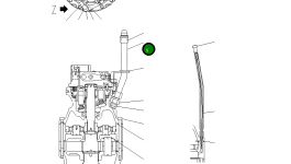 Труба KBB0841-24002 Komatsu