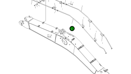 Трубка 208-62-K3280 Komatsu