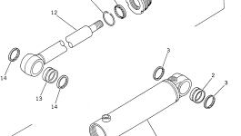 Цилиндр 23C-63-32140 Komatsu