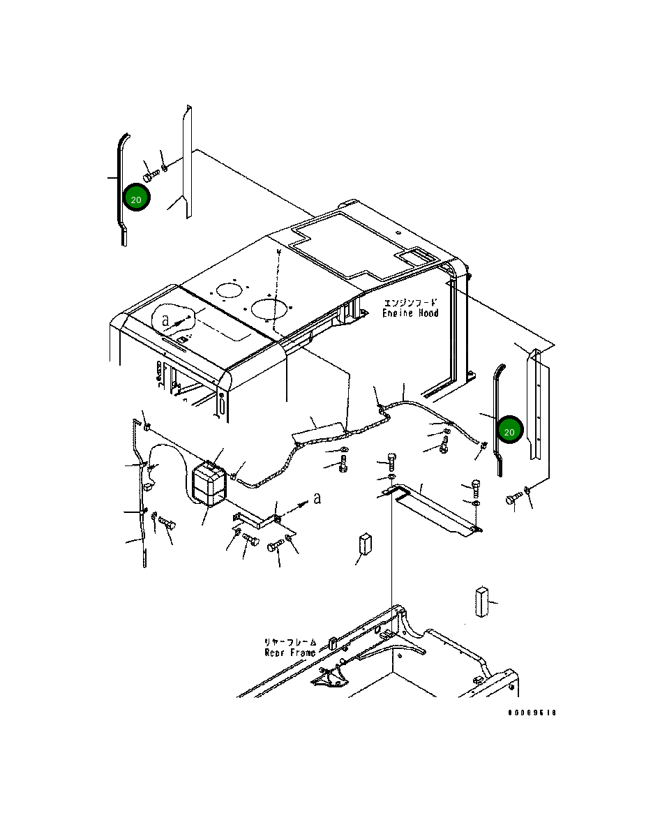 Уплотнение 419-54-B5830 Komatsu