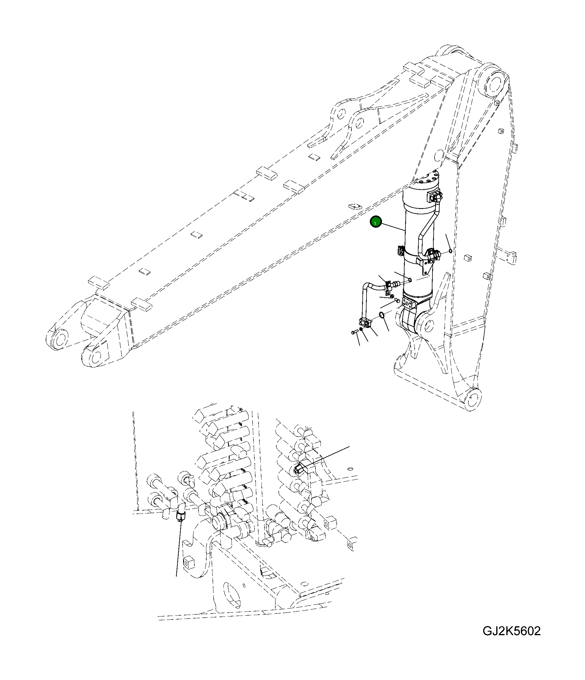 Цилиндр 707-01-XP940 Komatsu