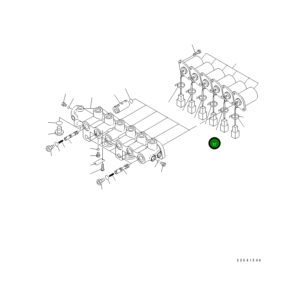 Трубка NY16375-10300 Komatsu