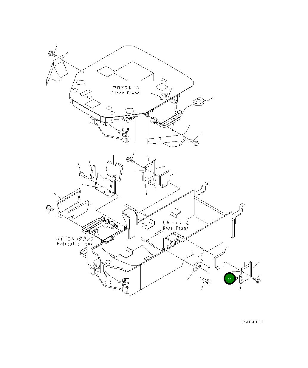 Уплотнение 415-54-31210 Komatsu