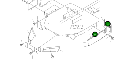 Уплотнение 416-Z97-2470 Komatsu