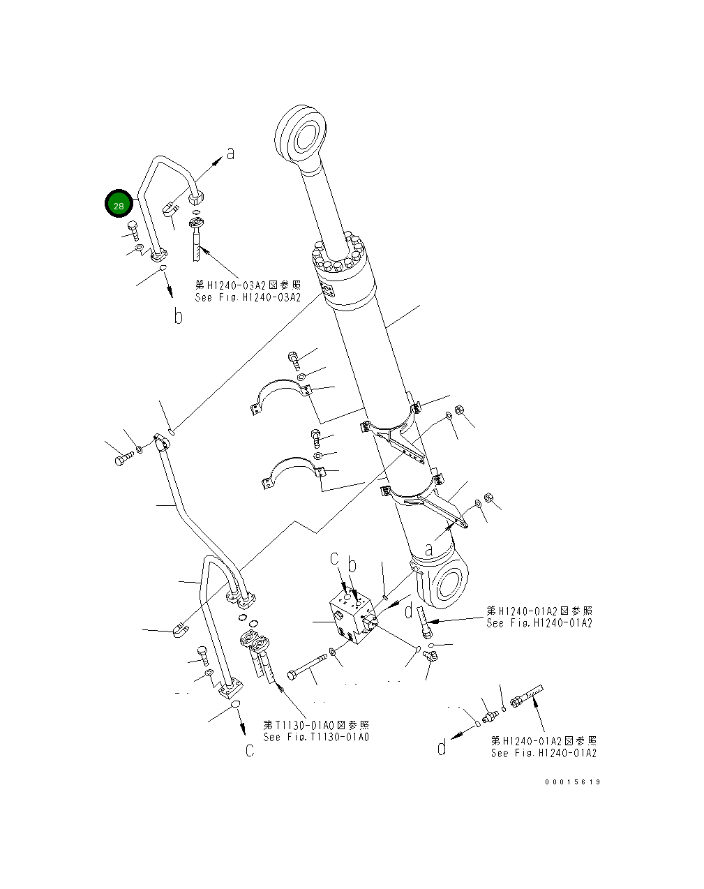 Трубка 209-64-13460 Komatsu