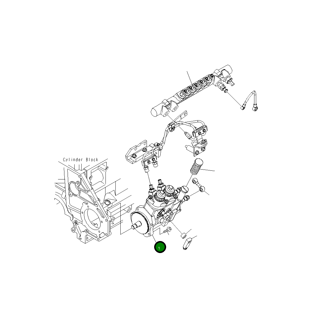 Топливный насос 6251-71-1121 Komatsu