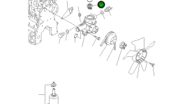 Термостат 458-038 Komatsu