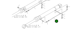 Трубка 208-72-72470 Komatsu