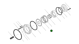 Стопорное кольцо 20G-14-31440 Komatsu