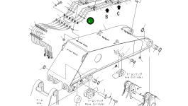 Трубка 21T-960-1480 Komatsu