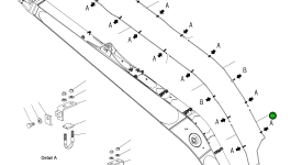 Трубка 207-62-KF580 Komatsu