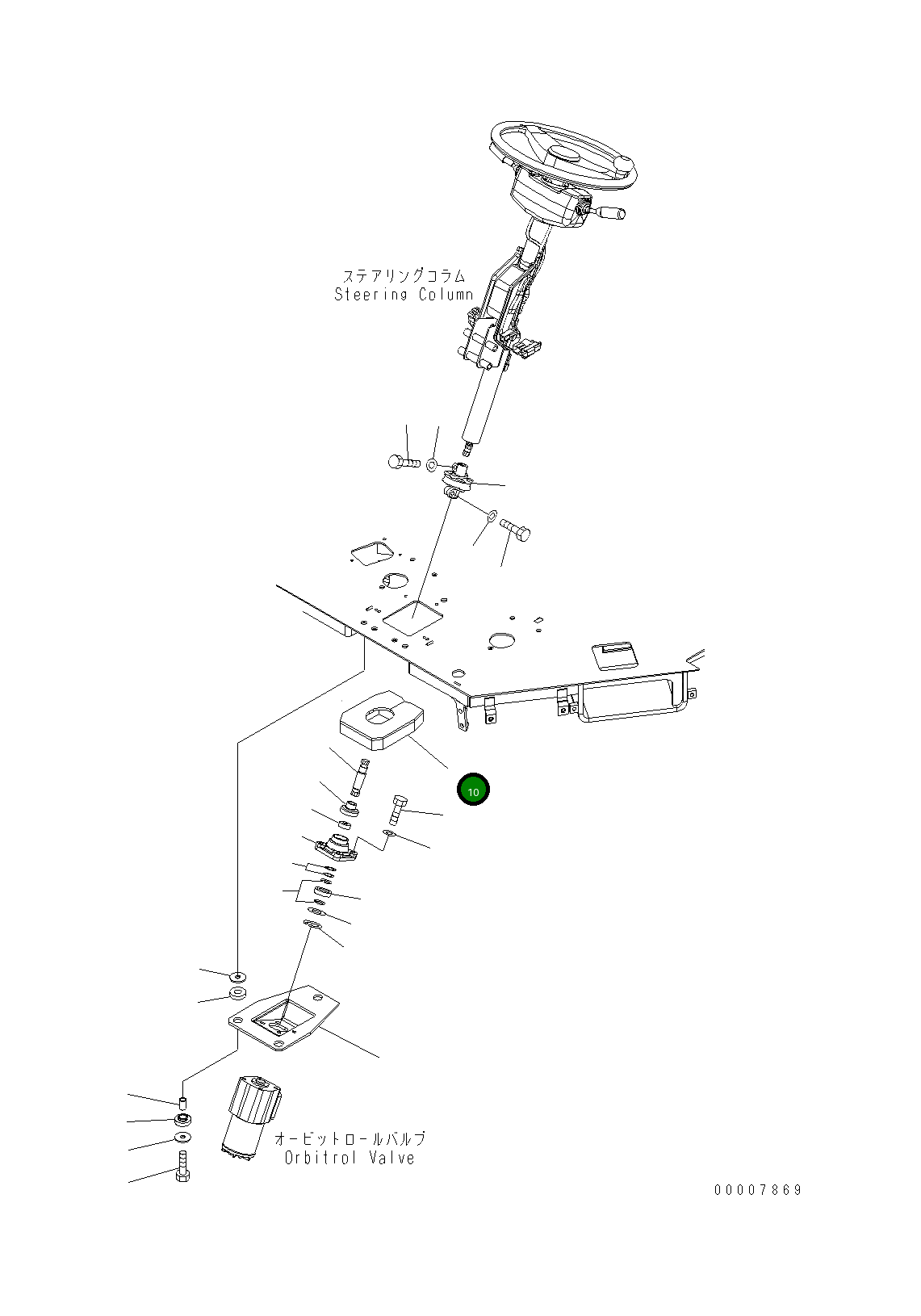 Уплотнение 419-40-H2180 Komatsu
