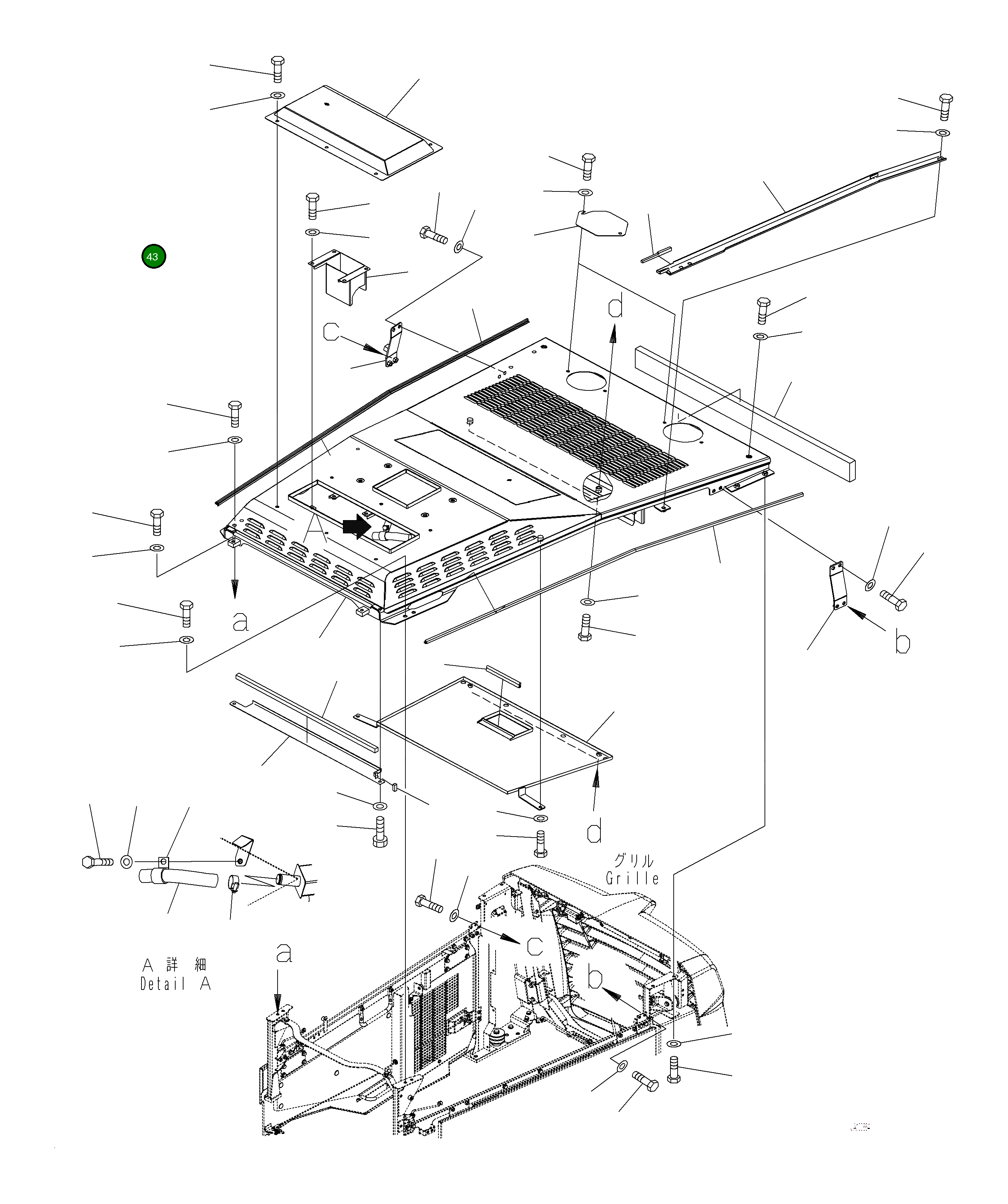 Уплотнение 421-54-65900 Komatsu