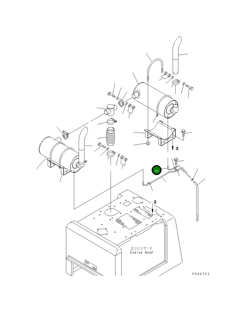 Трубка 416-S06-2150 Komatsu