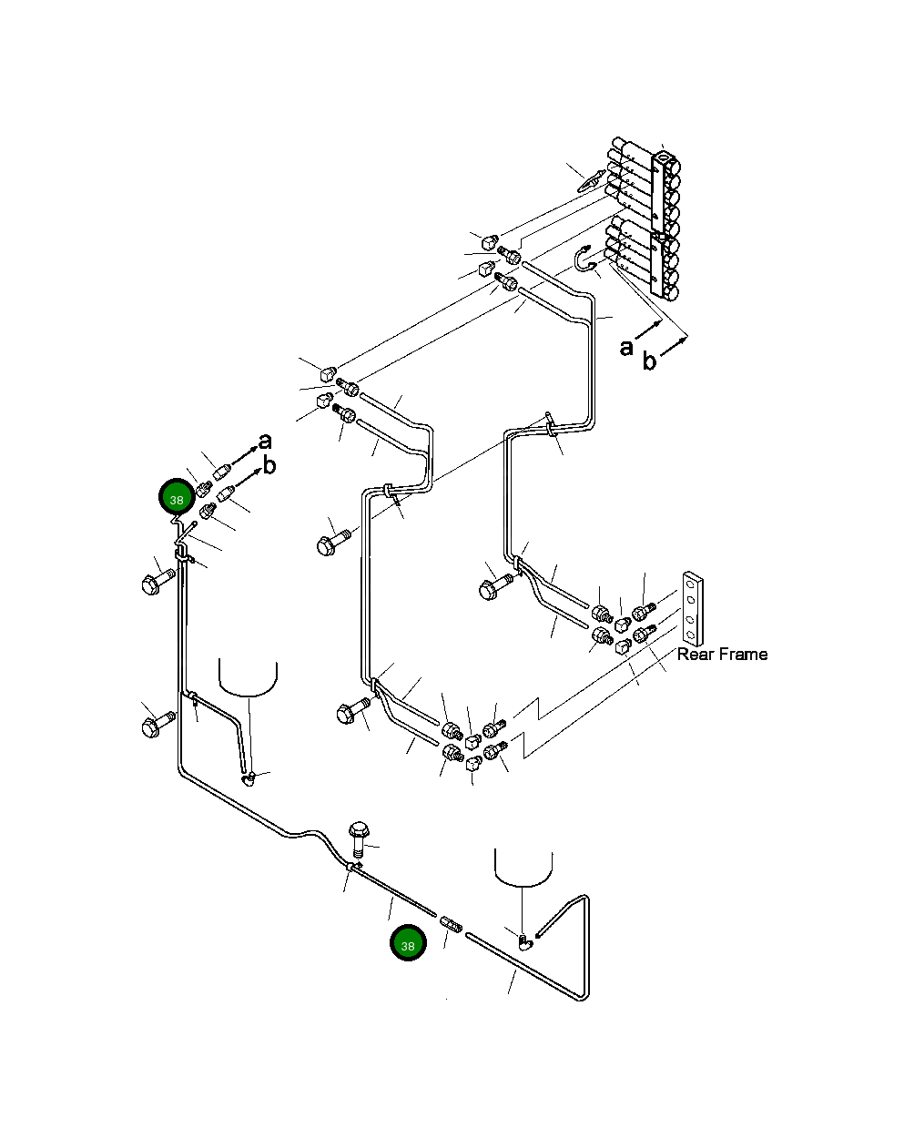 Трубка 428-S95-2650 Komatsu
