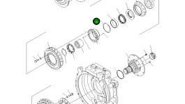 Стопорное кольцо 569-13-52180 Komatsu
