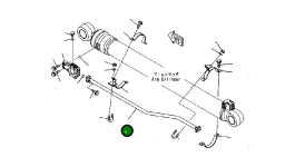 Трубка 207-62-73580 Komatsu