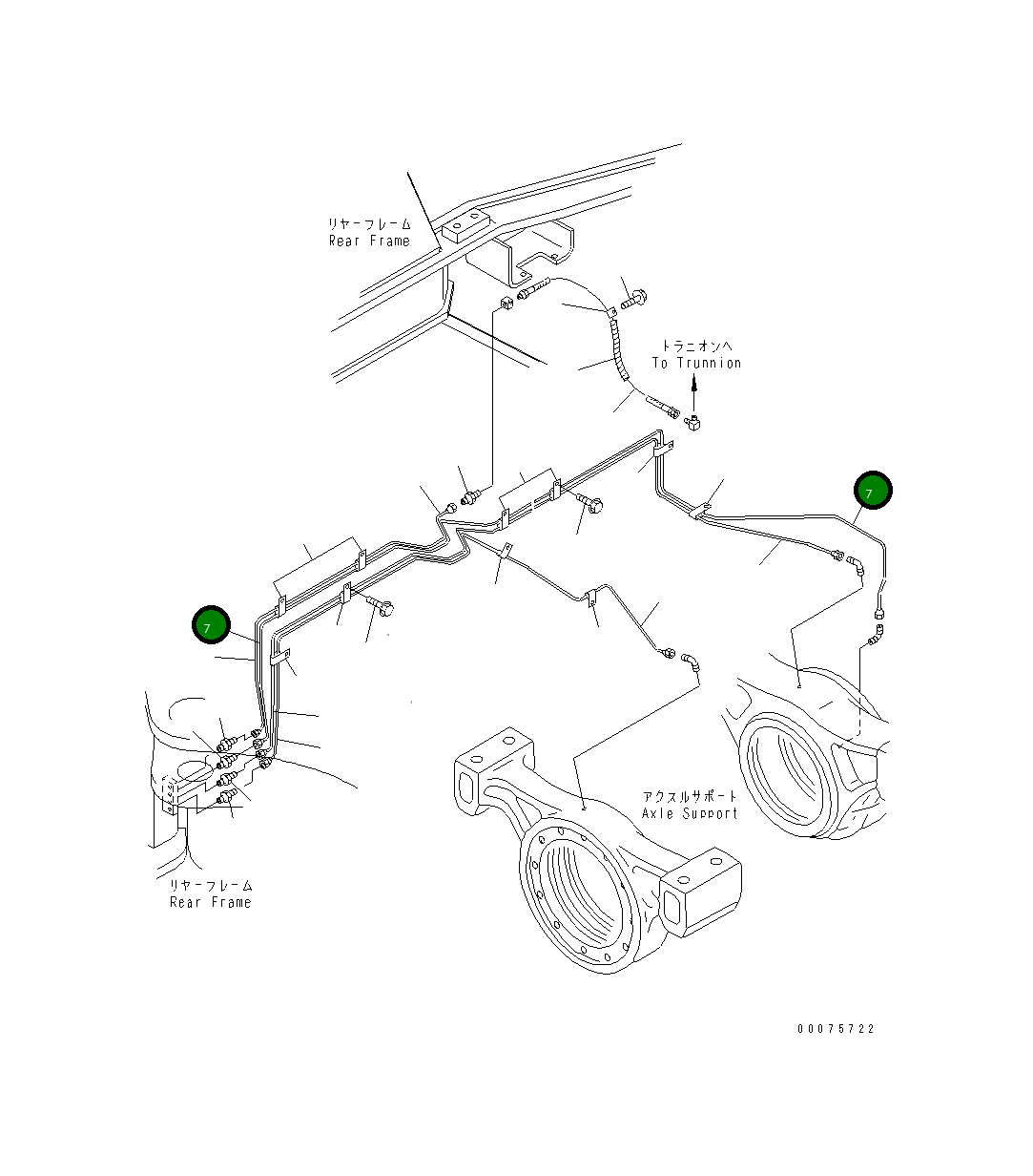Трубка 426-46-26122 Komatsu