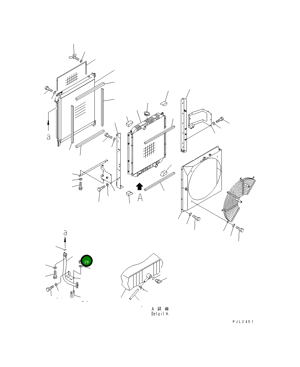 Трубка 208-03-67211 Komatsu