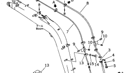 Шланг 07127-20612 Komatsu