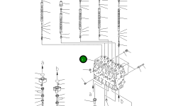 Управляющий клапан 723-47-13405 Komatsu
