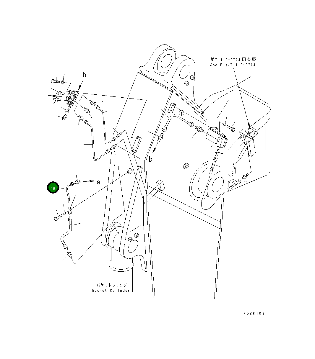 Трубка 208-70-65741 Komatsu