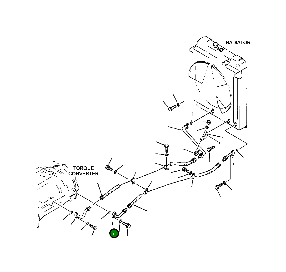 Трубка 421-16-11263 Komatsu
