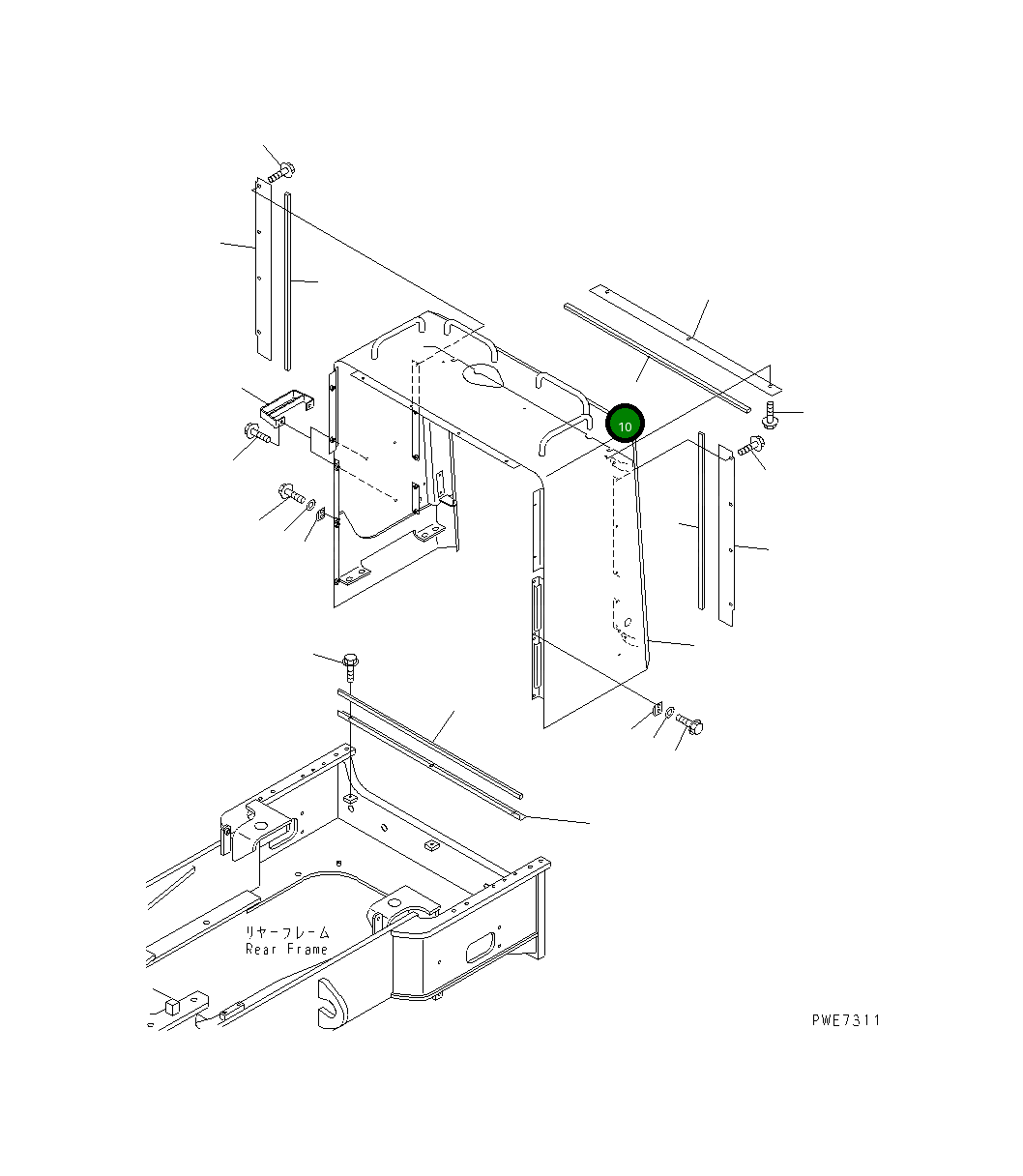 Уплотнение 426-54-21690 Komatsu