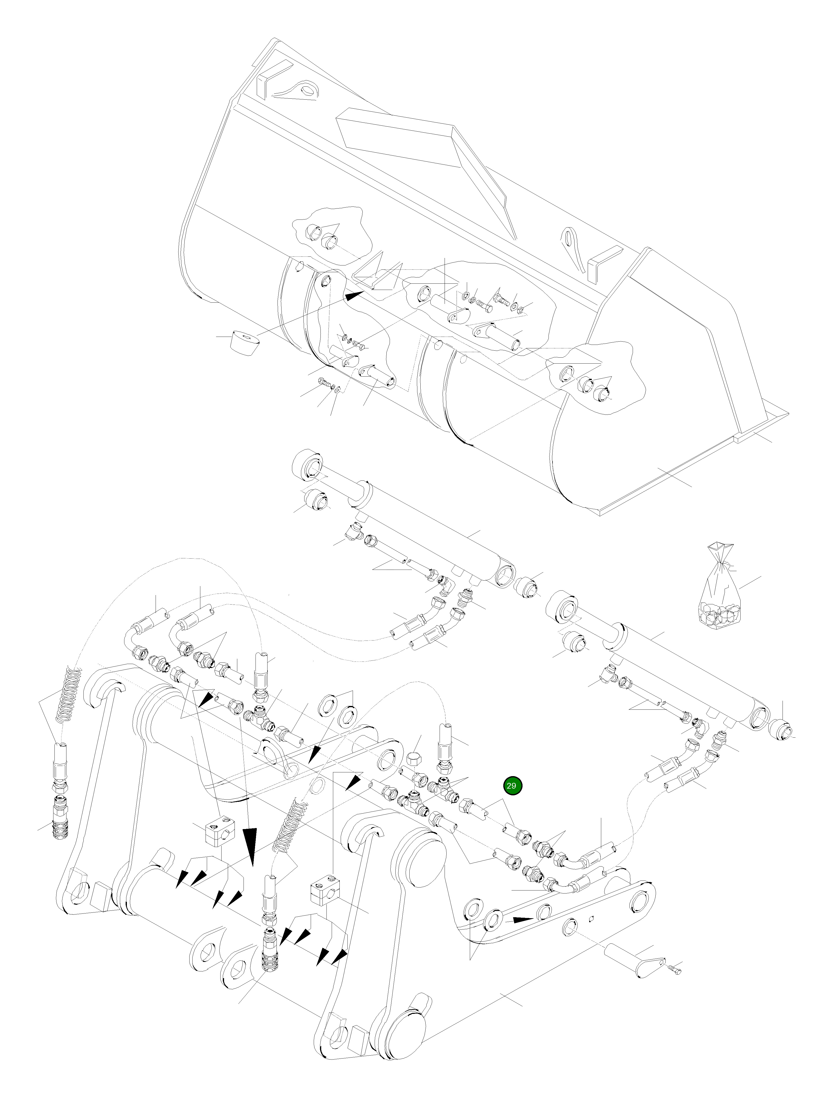 Труба 42Y-71-H0P51 Komatsu