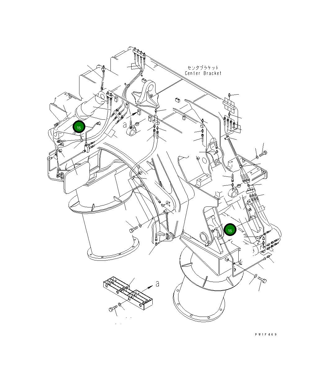 Трубка 208-871-2620 Komatsu