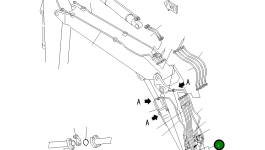 Трубка 203-966-6420 Komatsu