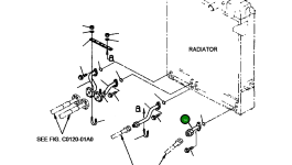 Трубка 424-16-21120 Komatsu