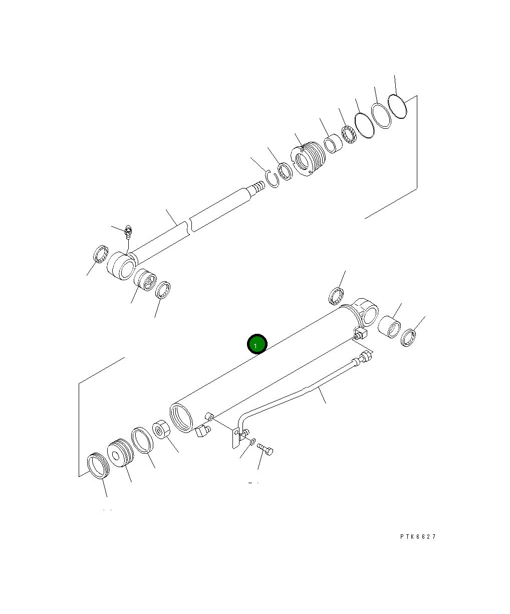 Цилиндр 22M-63-86141 Komatsu