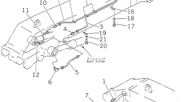 Трубка 208-72-55120 Komatsu