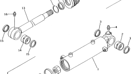 Цилиндр 20N-63-97141 Komatsu