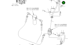 Трубка 22U-62-25650 Komatsu