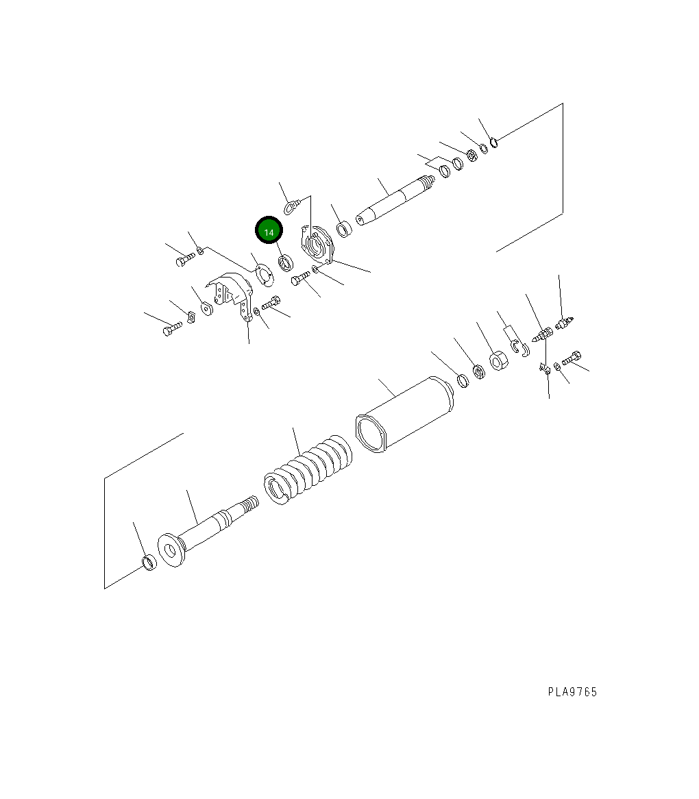 Уплотнение 207-30-54160 Komatsu
