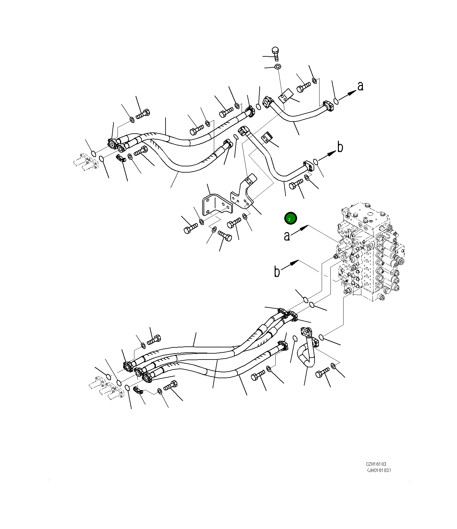 Трубка 208-62-71570 Komatsu