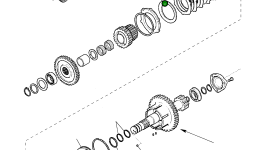 Тарельчатая пружинная шайба CAO140116 Komatsu