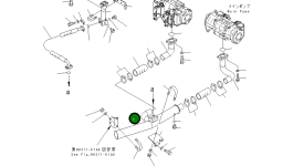 Трубка 209-62-78821 Komatsu