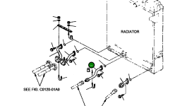 Трубка 424-16-21110 Komatsu