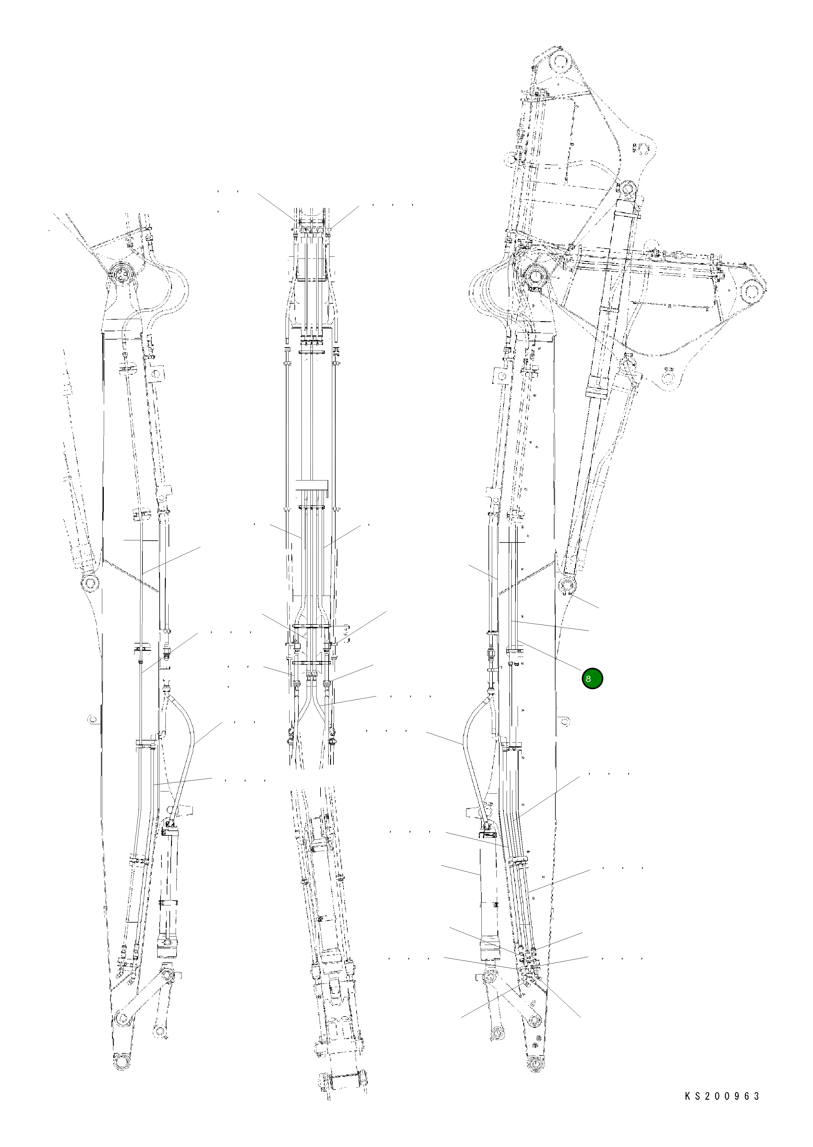 Трубка 208-62-87290 Komatsu