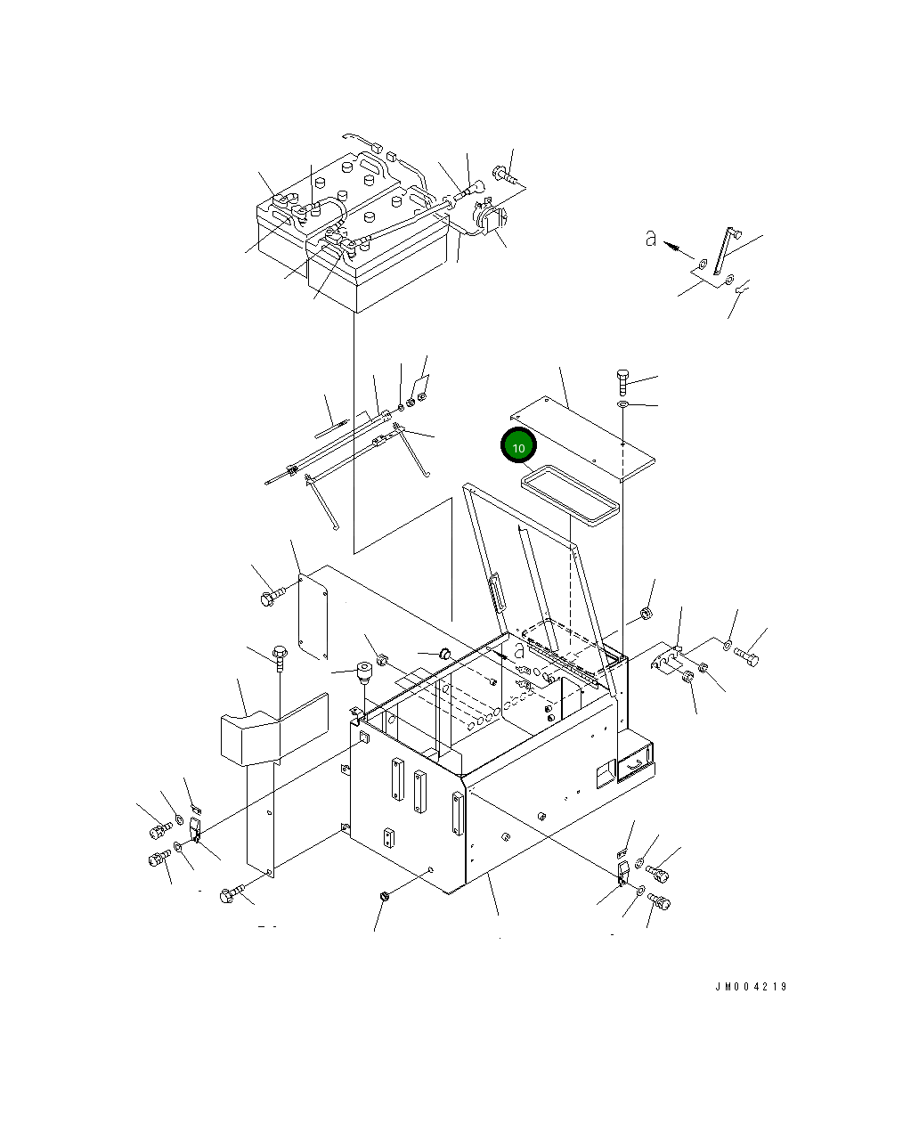 Уплотнение 427-Z89-2460 Komatsu